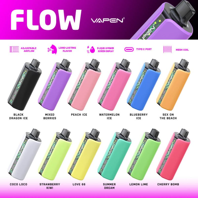 VAPEN FLOW 40000 40K Puffs Disposable Vape EU Warehouse Fast Shipping Vaper Puff Happ Bar SS36000 Vapsolo Razz Bar JNR Vaper Electronic Cigarette Wholesale 50K Vapers