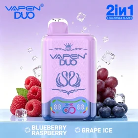 VAPEN DUO 40K blueberry raspberry and grape ice dual flavor disposable vape with 40k puffs