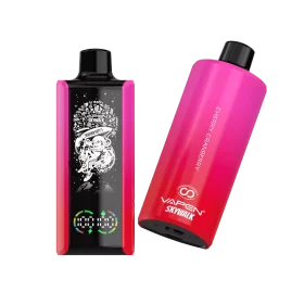 VAPEN SKYWALK 30K disposable vape with 30000 puffs, pre-filled 30ml e-liquid, consistent flavor technology, rechargeable Type-C battery, and cherry cranberry flavor.