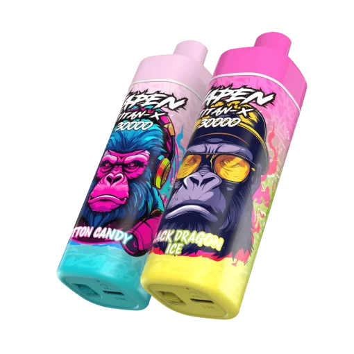 VAPEN TITAN-X 30K puffs refillable disposable vape with 30,000 puffs, rechargeable 650mAh battery, adjustable airflow, and large tank.