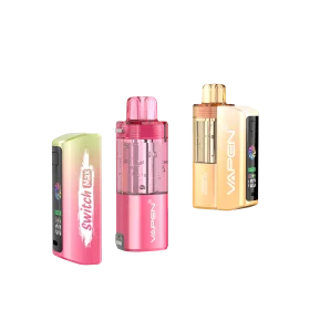 VAPEN SWITCH MAX 60K disposable vape pod kit main features including 60,000 puffs, dual mesh coil, leak-proof system, and Type-C charging