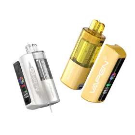 VAPEN SWITCH MAX 60K disposable vape pod kit main features including 60,000 puffs, dual mesh coil, leak-proof system, and Type-C charging