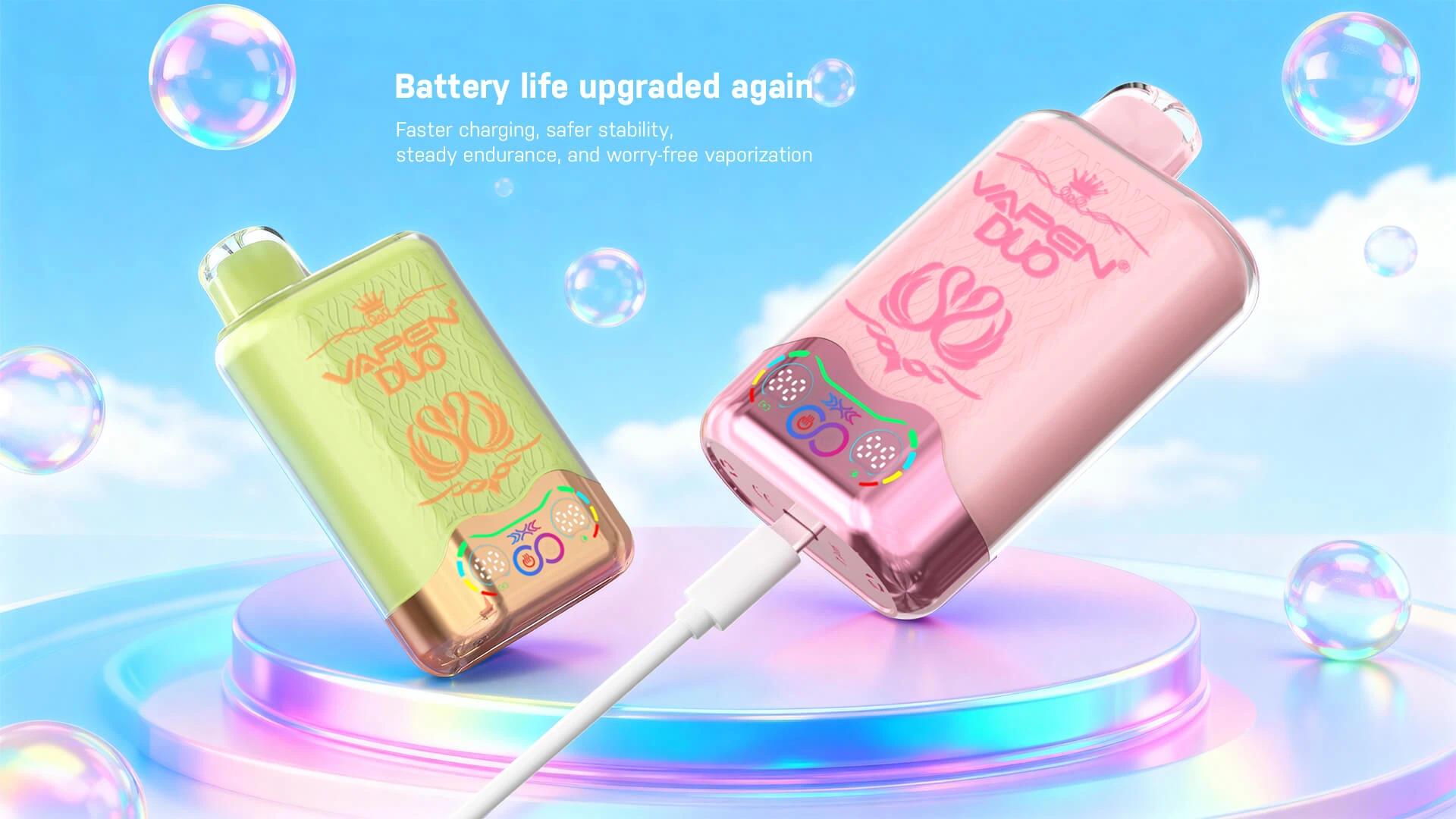 VAPEN DUO 40K Rechargeable Disposable Vape with Bottom Type-C Fast Charging