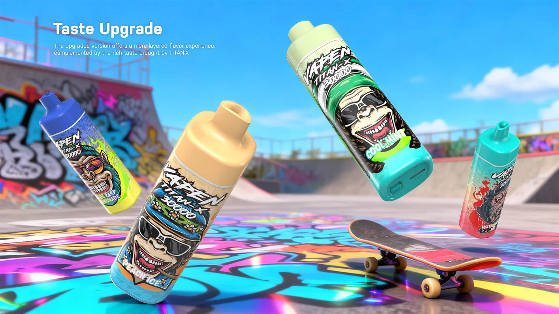 VAPEN TITAN-X 30K New Upgraded Flavors with Enhanced Taste and Vapor Output