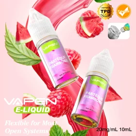 VAPEN E-LIQUID 10ml (2% Nicotine) — TPD certified, smooth taste and clean vapor performance. Compatible with most open-system and refillable pod devices. French packaging for EU markets.