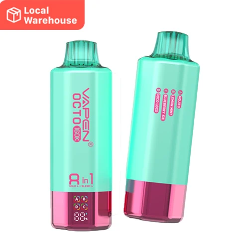 VAPEN OCTO 160K disposable vape device showing front and back view