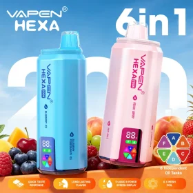 vapen hexa 200k 6in1 disposable vape